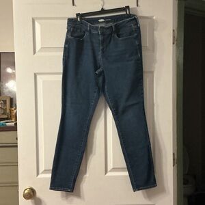 Old Navy Women's Deep Blue Skinny Jeans